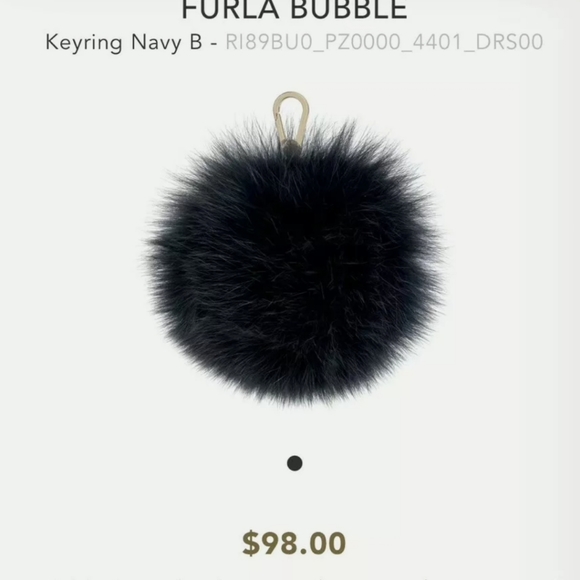 🥳HP🥳Furla Brown Large Leather Tote & Furla Charm - Picture 12 of 13